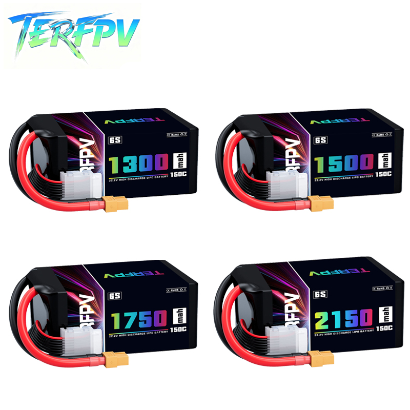 Rc Helicopter Remote Control - Аккумулятор LiPo TERFPV 6S 22.2V 1300/1500/1750/2150