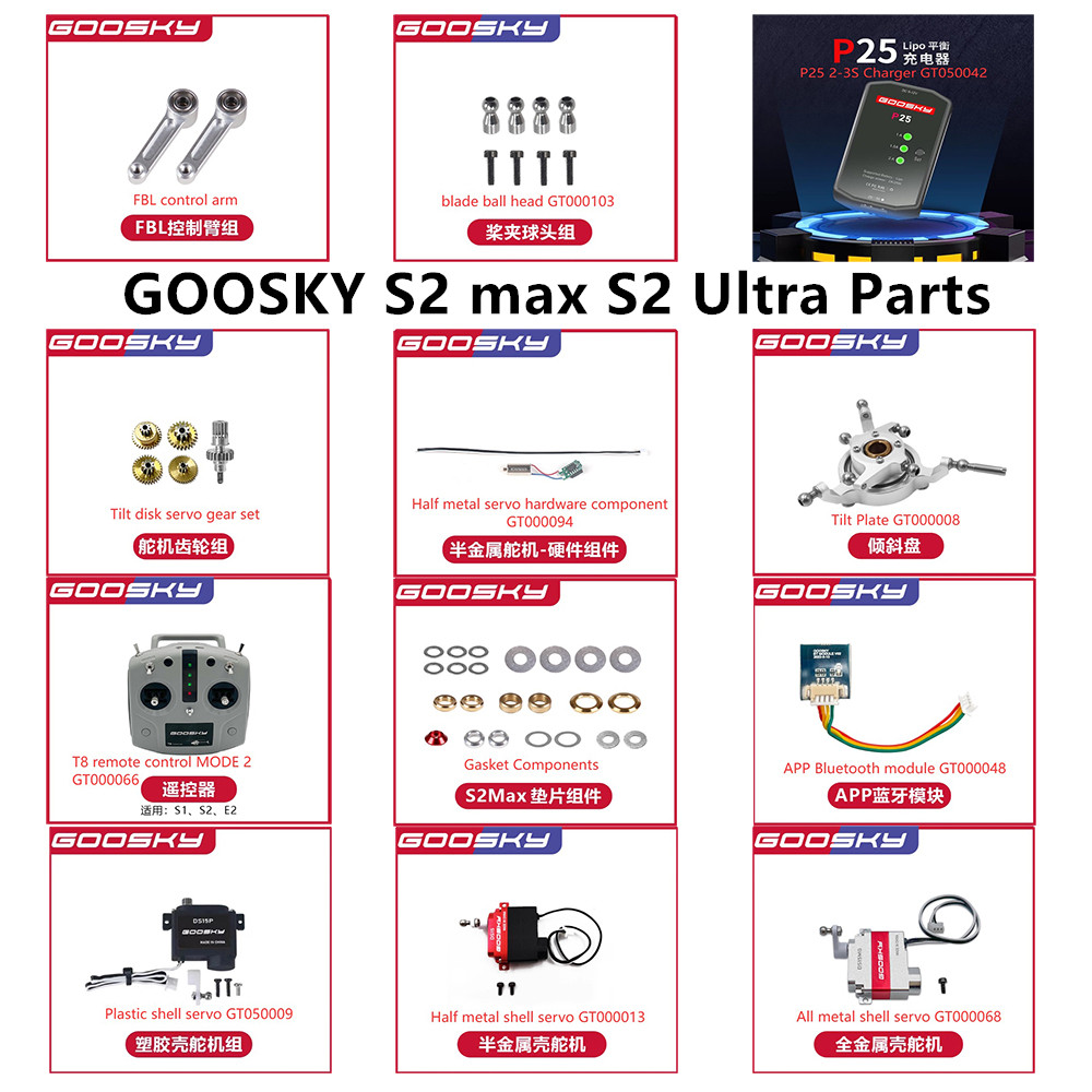 GOOSKY S2 max S2 Ultra RC верт – обзор и цена Rc Helicopter Coaxial